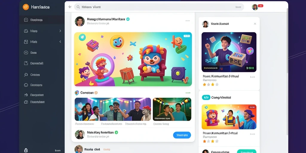 Tampilan utama game 8768 yang menarik.