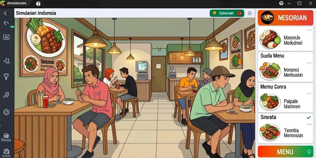 Tampilan karakter utama yang siap berpetualang.