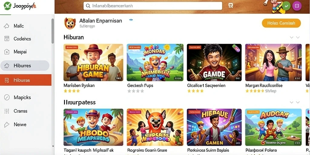 Tampilan antarmuka utama JKTPLUS yang menarik.