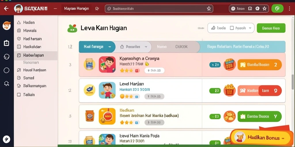 Tampilan antarmuka yang modern dan menarik.