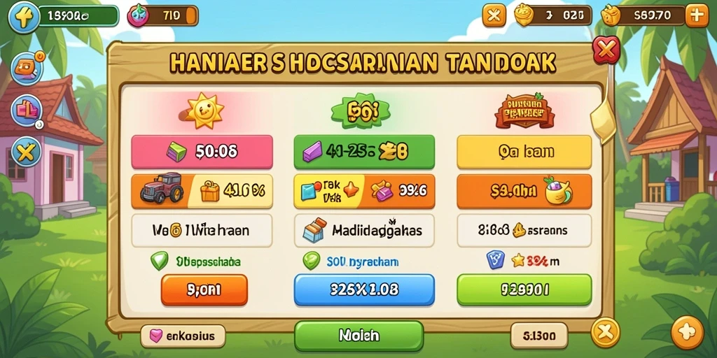 Tampilan menu utama yang intuitif dan menarik.