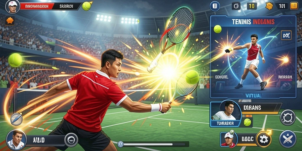 Tampilan awal game dengan grafis menarik.